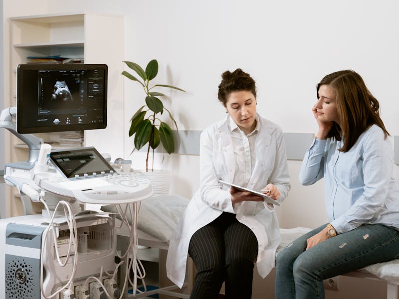 Caregiver and client enjoying time together
